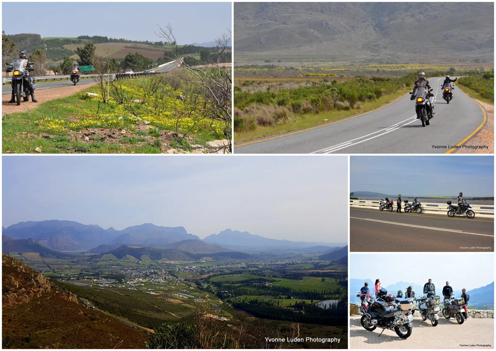 Cape Motor cycle hire & tours - Country ride through Franschhoek Tour