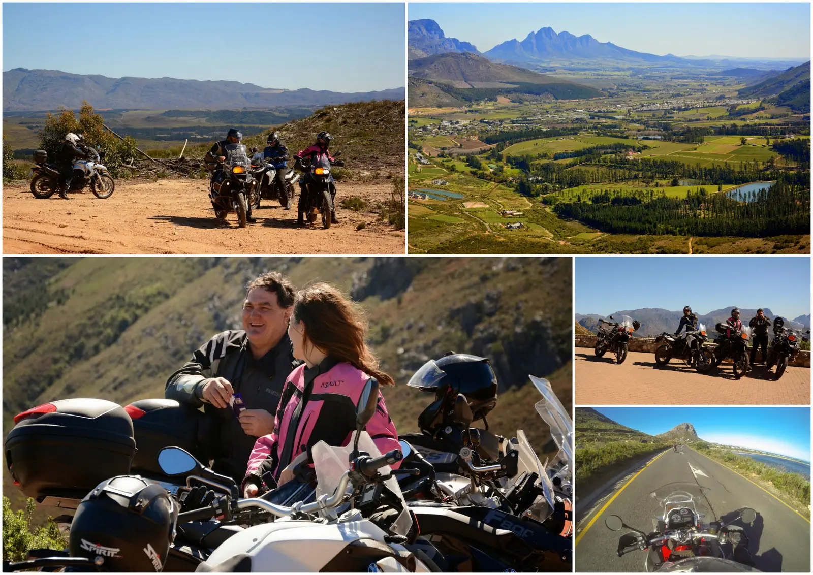 Cape Motor cycle hire & tours - Clarence Drive / Bot River, Franschhoek Tour